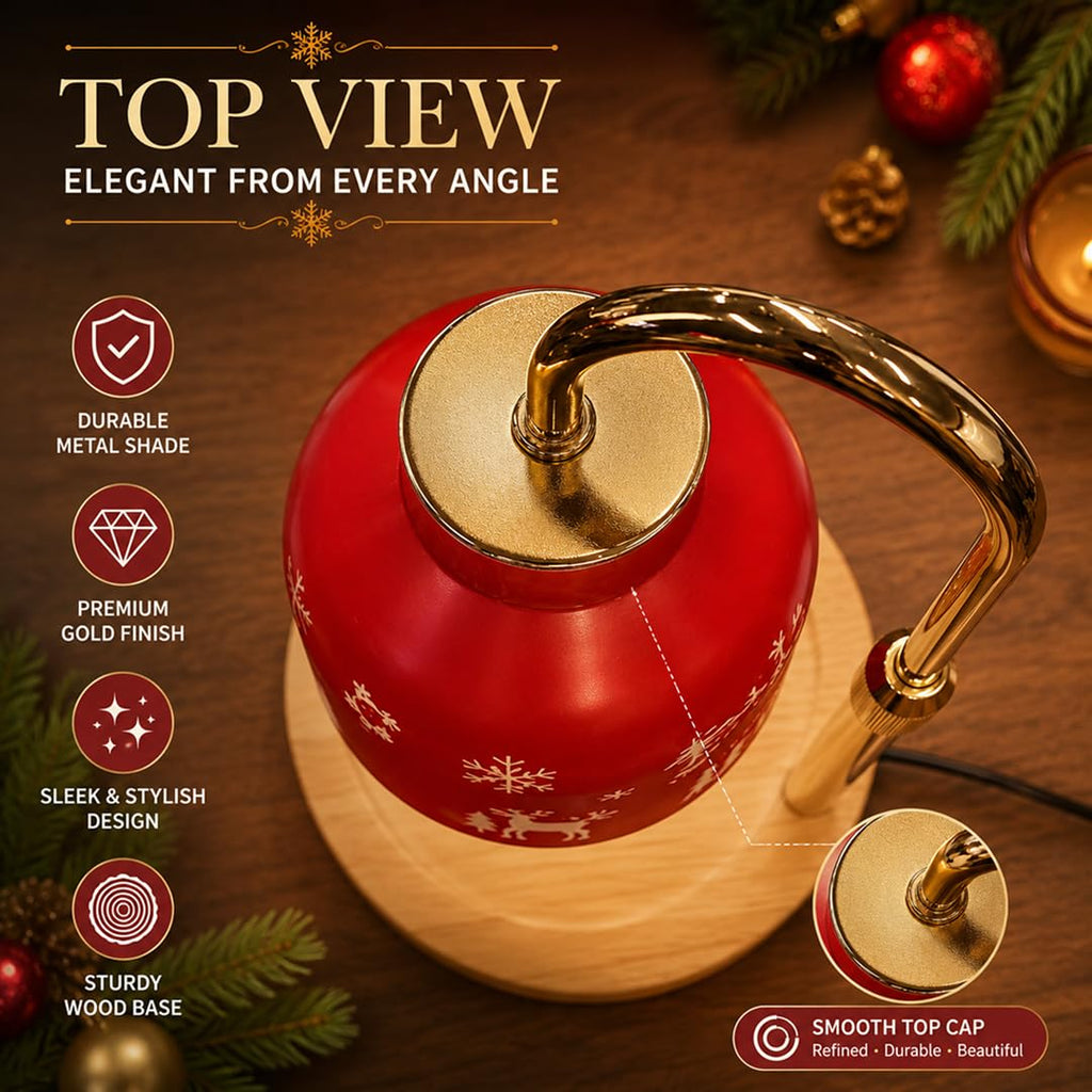 Candle Warmer Lamp with Timer, Dimmable, Adjustable Height U2332