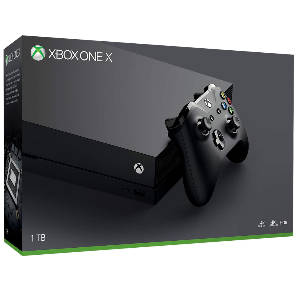 Xbox One X 1TB Gaming Console with Wireless Controller Black U78911