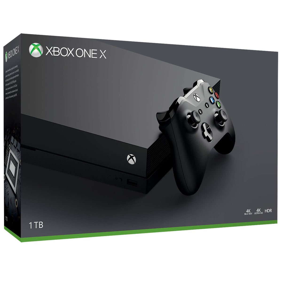 Xbox One X 1TB Gaming Console with Wireless Controller Black U78911