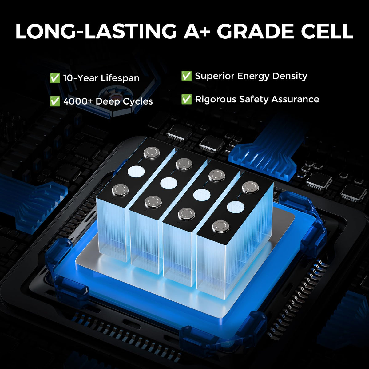 12V 100Ah LiFePO4 Lithium Battery H4173