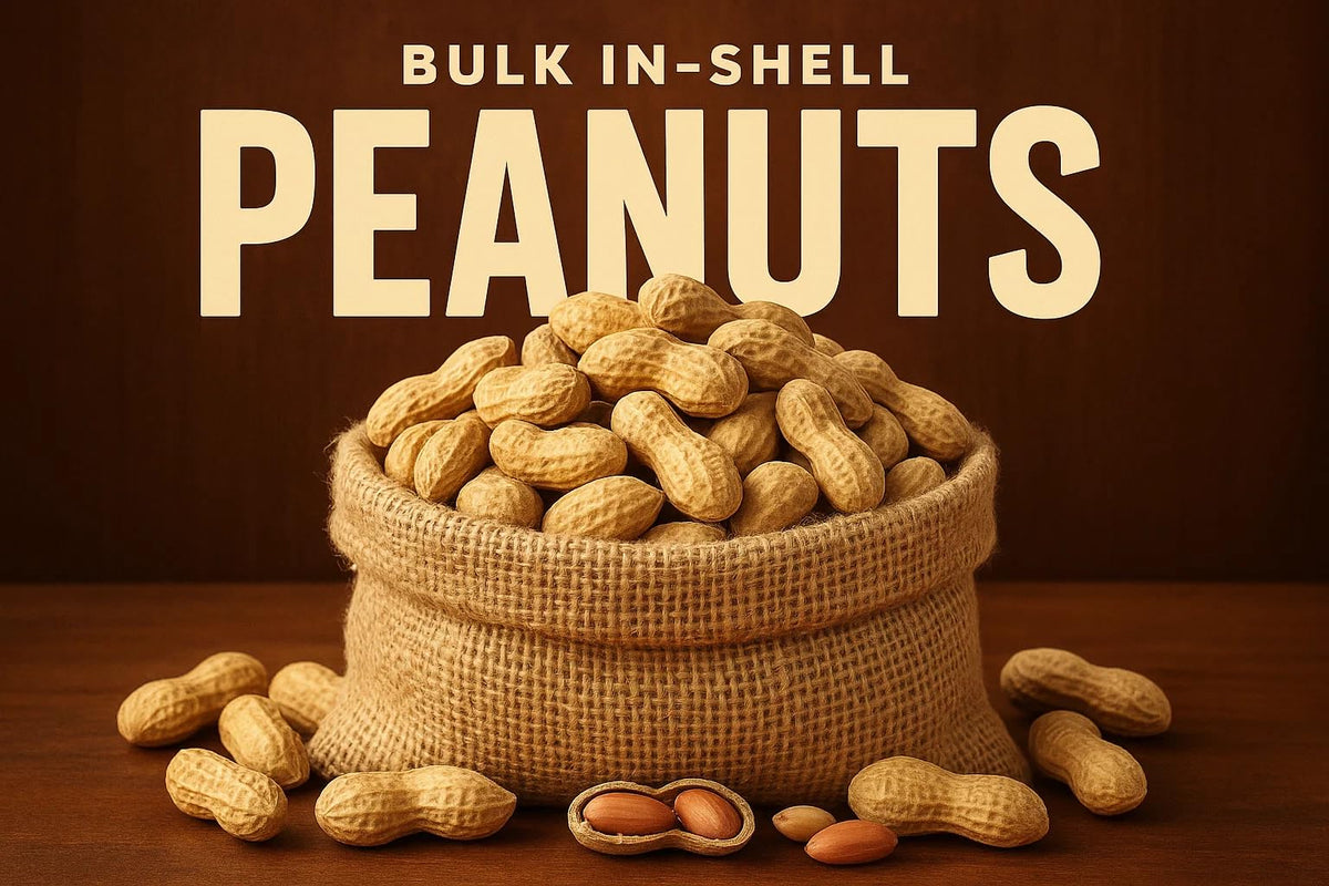 Fire Roasted In-Shell Peanuts 25 lb Box T504