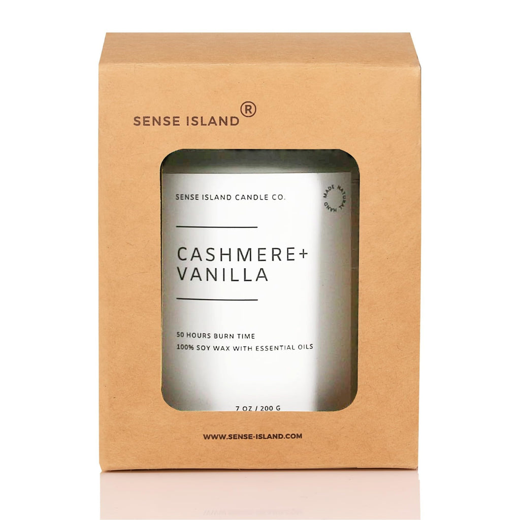 Vanilla Cashmere Scented Soy Wax Candle F439