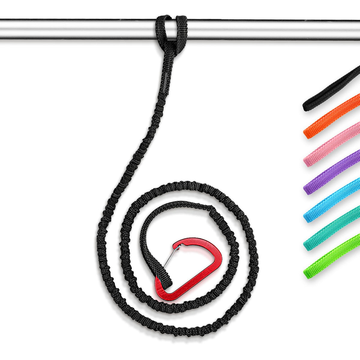 Stretchable Kayak Paddle Leash 4-7ft Y537576