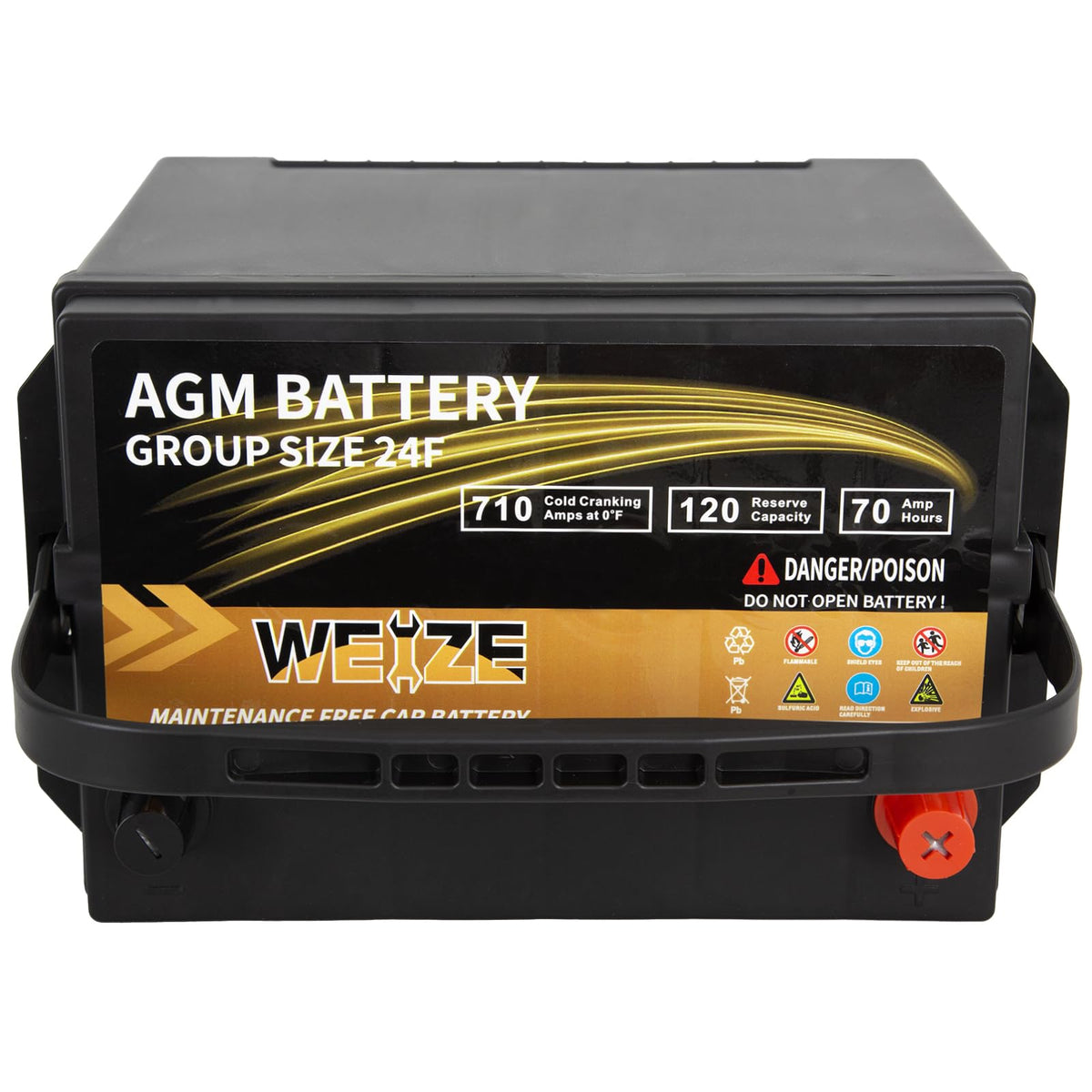 AGM Battery BCI Group 24F Automotive Battery S636857