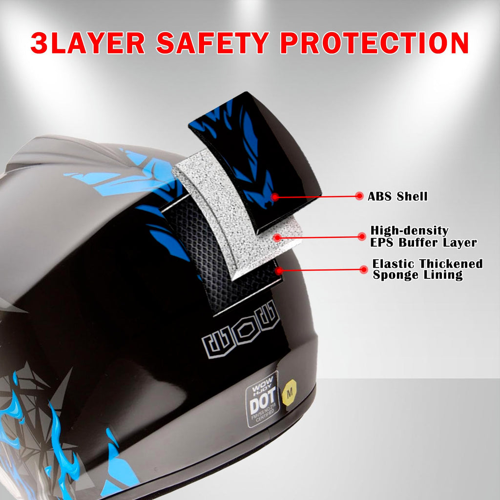 Kids Motocross Helmet with Goggles and Gloves Y598
