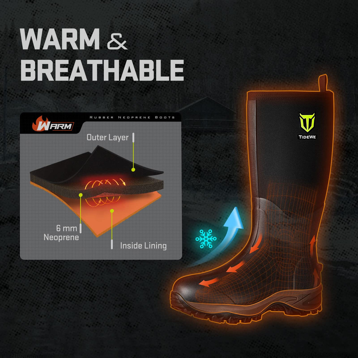 Rubber Neoprene Boots L621