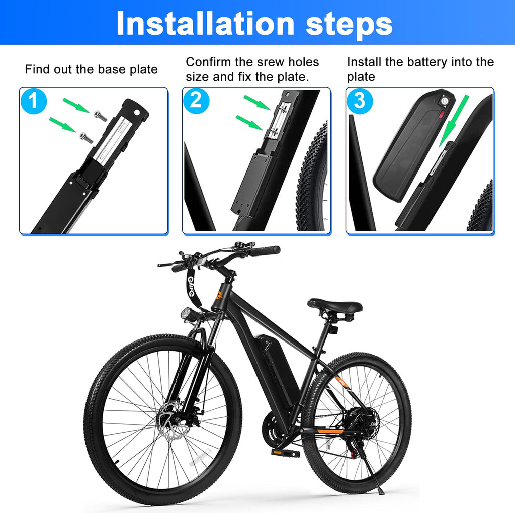 48V 13Ah Lithium Ebike Battery with 30A BMS E999460