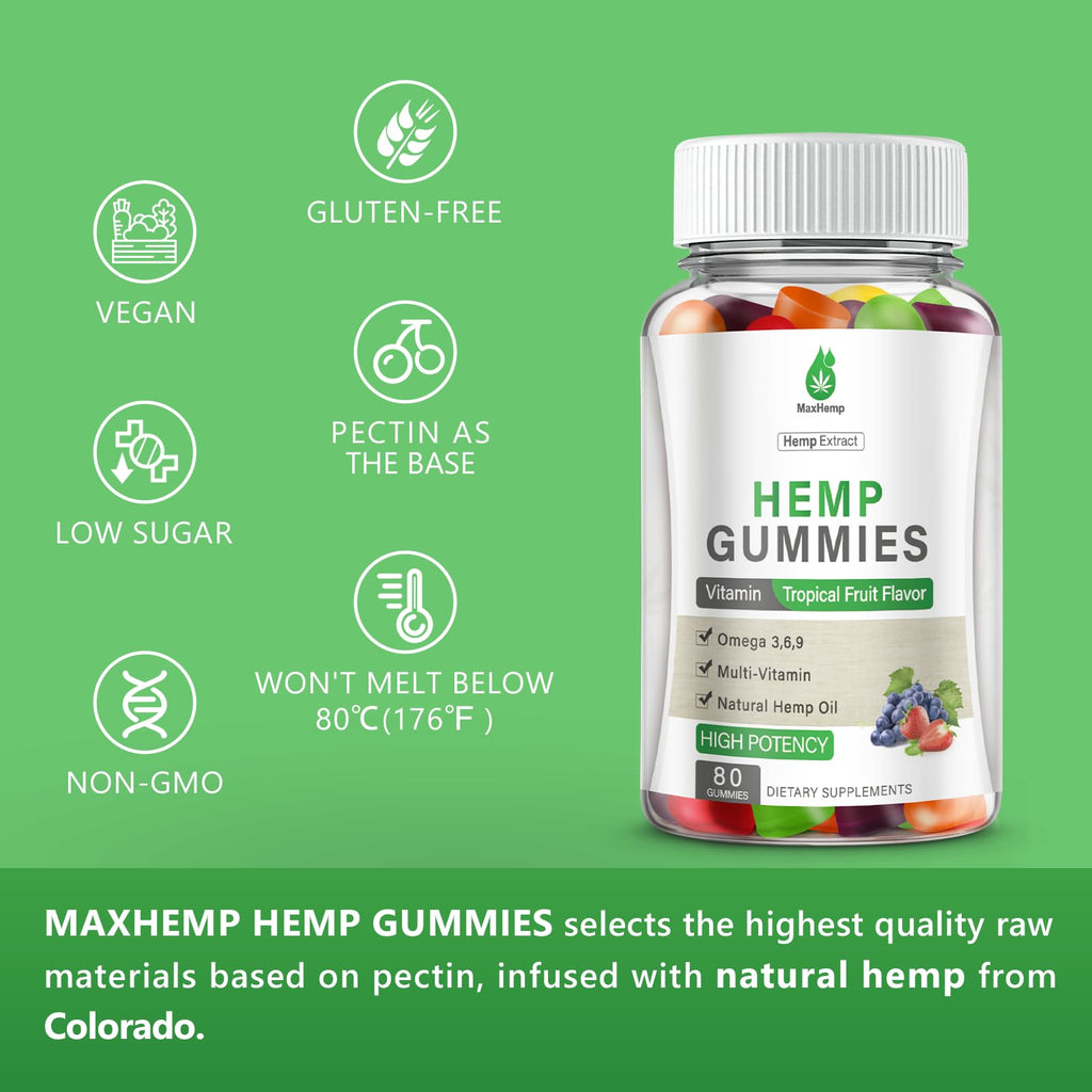Hemp Gummies High Potency 2 Packs W815272