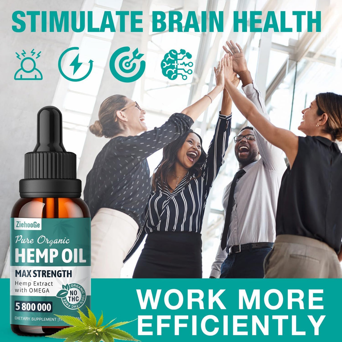 Hemp Oil Drops 3 Pack D488