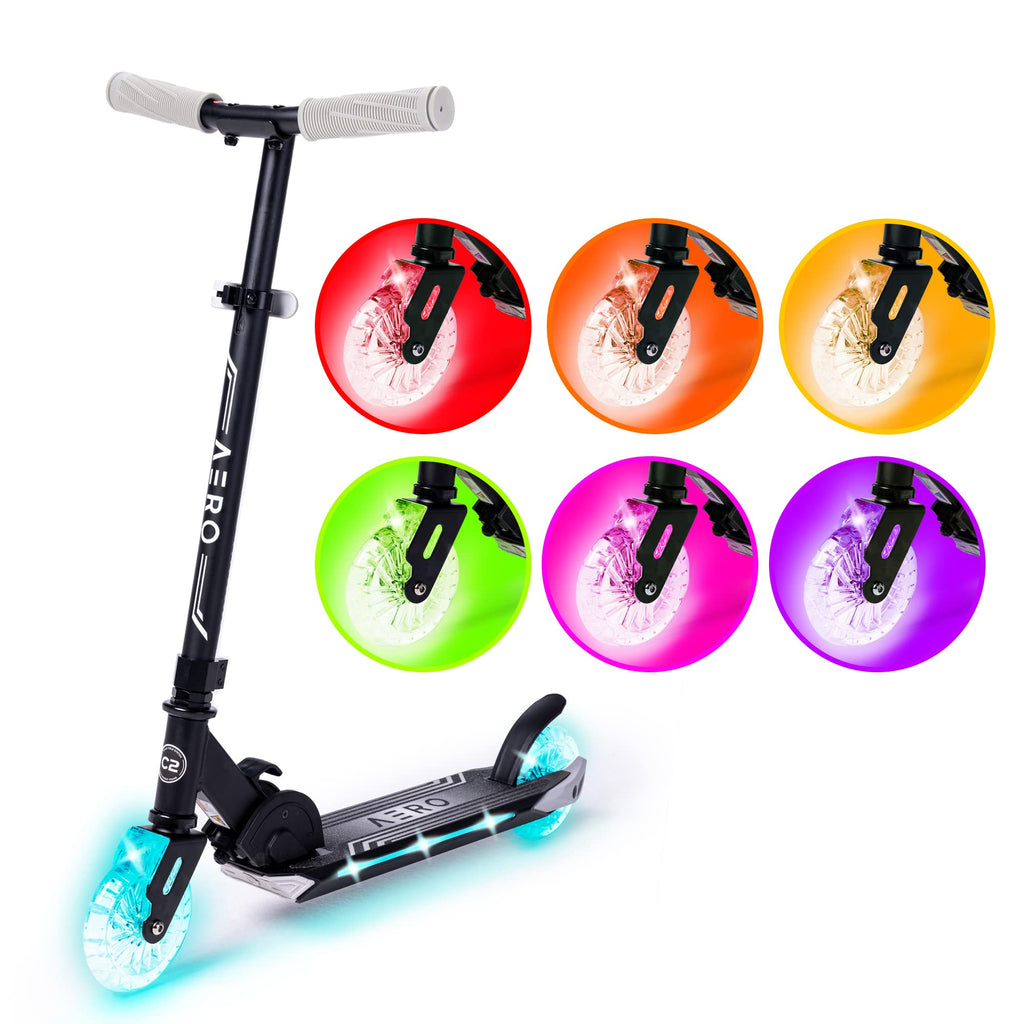 Two-Wheel Kick Scooter for Kids 5-8 with RGB Lights E4287