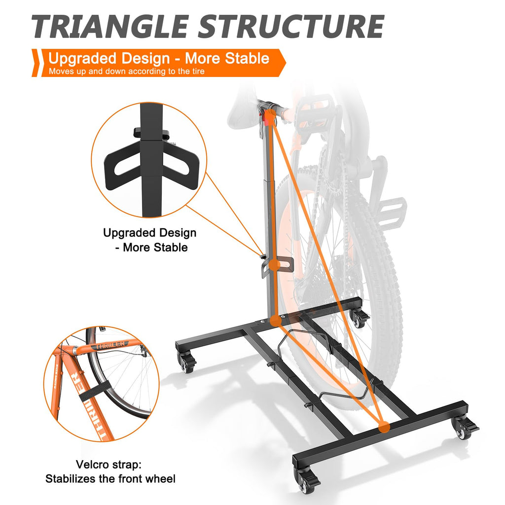 Freestanding Adjustable Height Bike Stand T71228