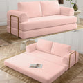 Pink Convertible Sleeper Sofa Bed G853