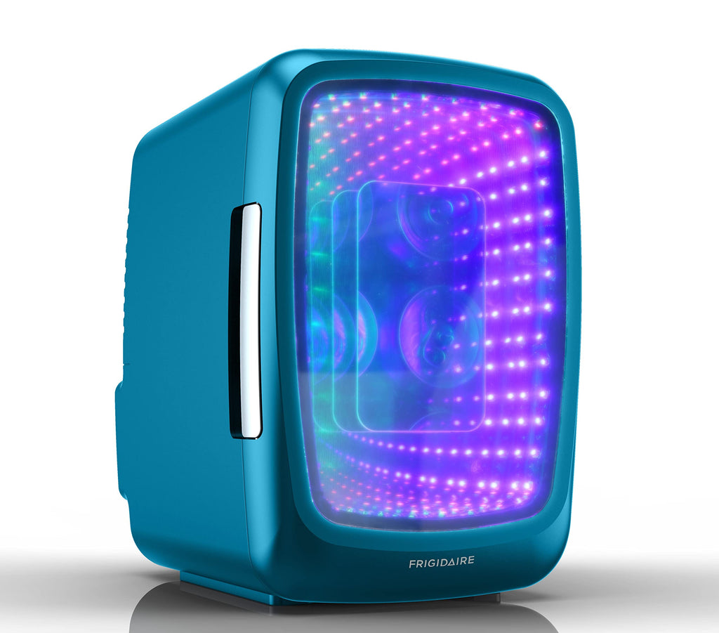 Gaming Light Up Mini Beverage Refrigerator 6 can 4 liters Blue D6399