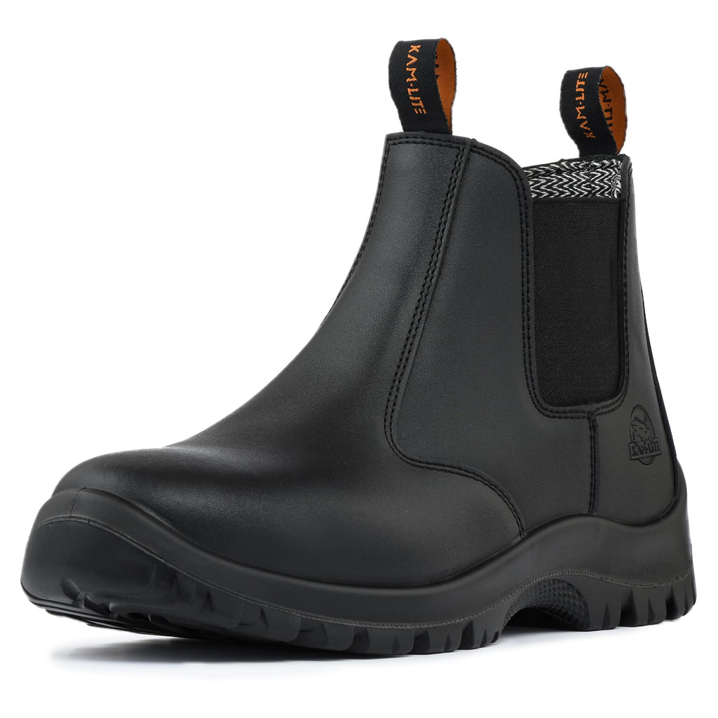 Slip On Steel Toe Waterproof Work Boots J5749