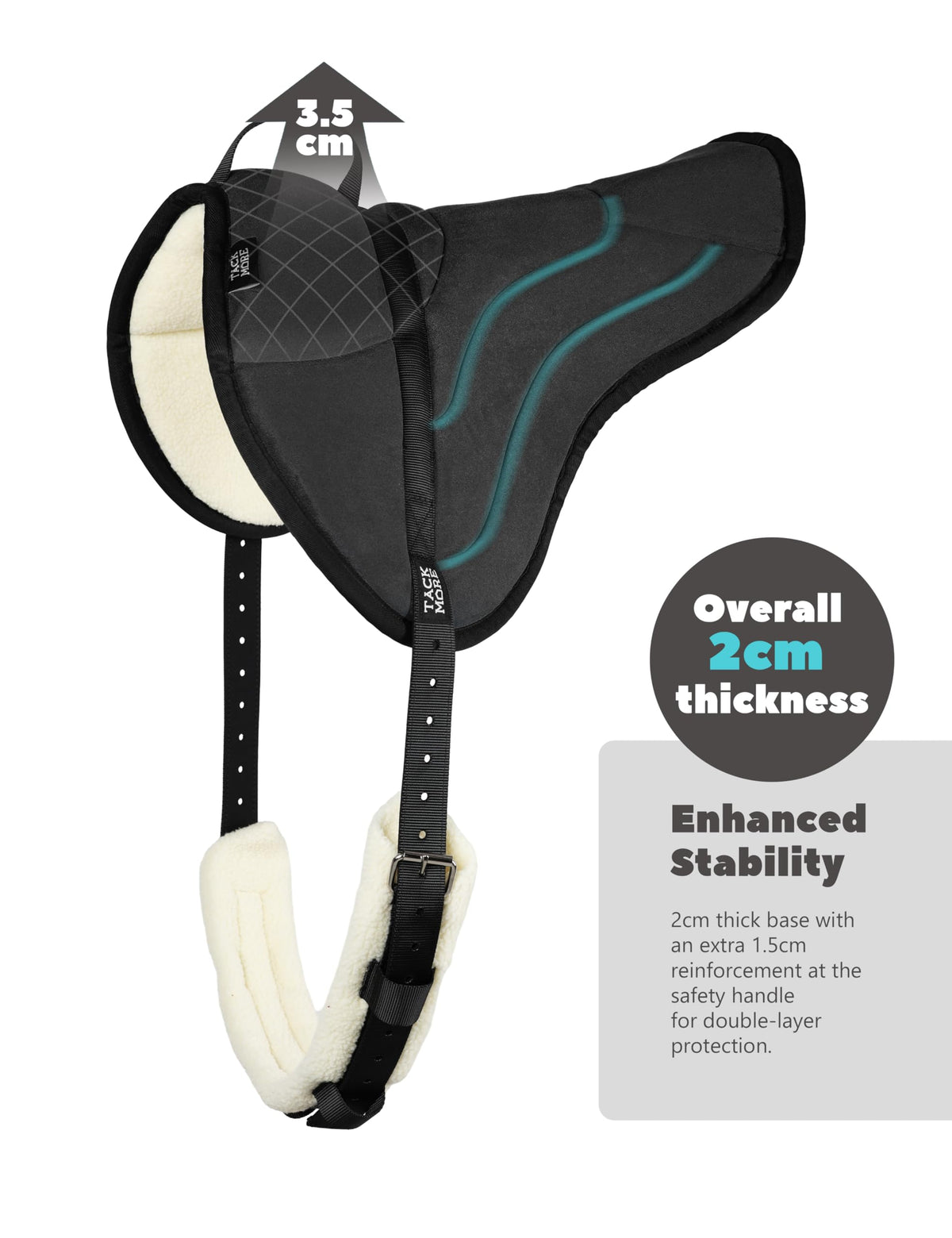 Bareback Pad with Girth Q50865