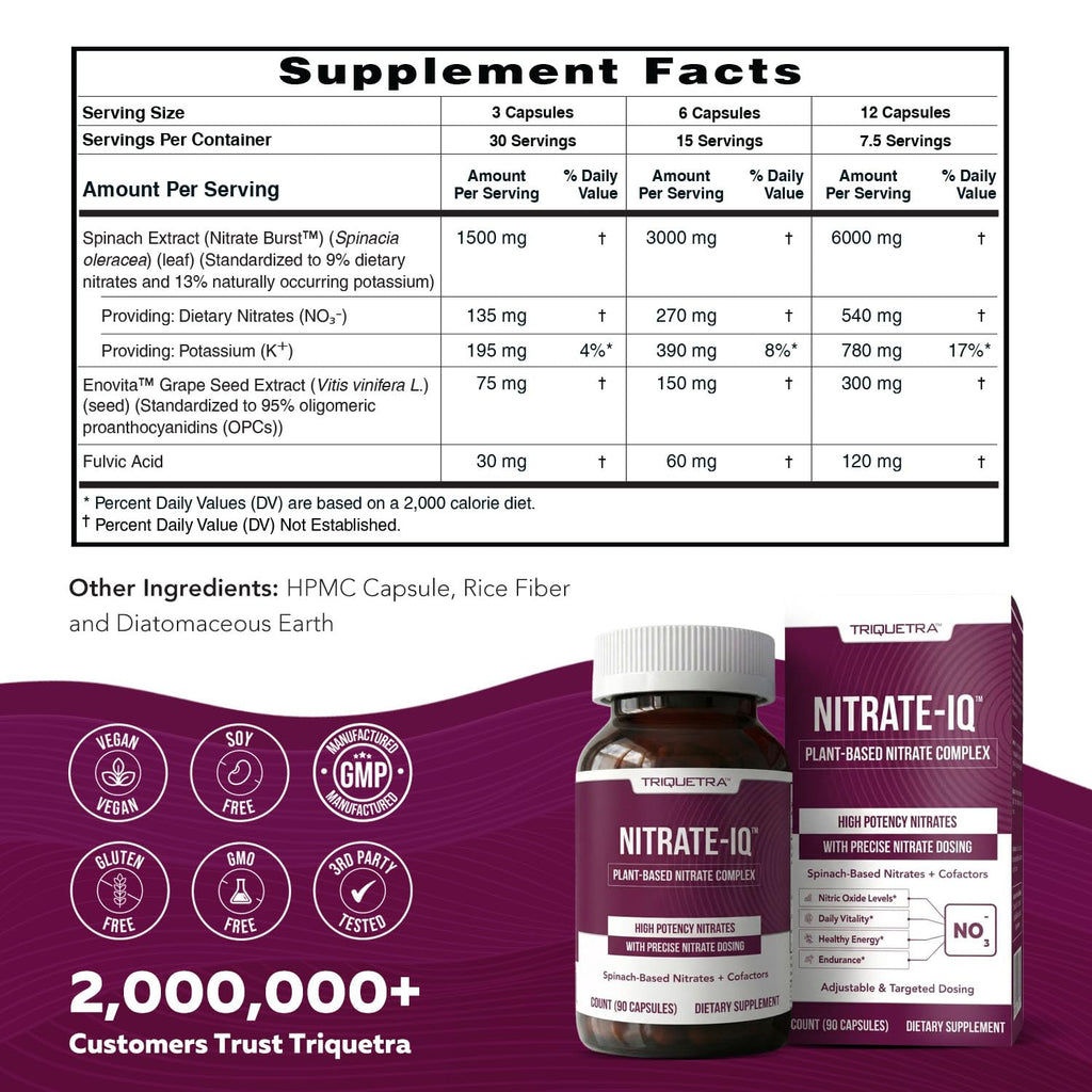 Nitrate Supplement 135mg 90 Capsules K232563