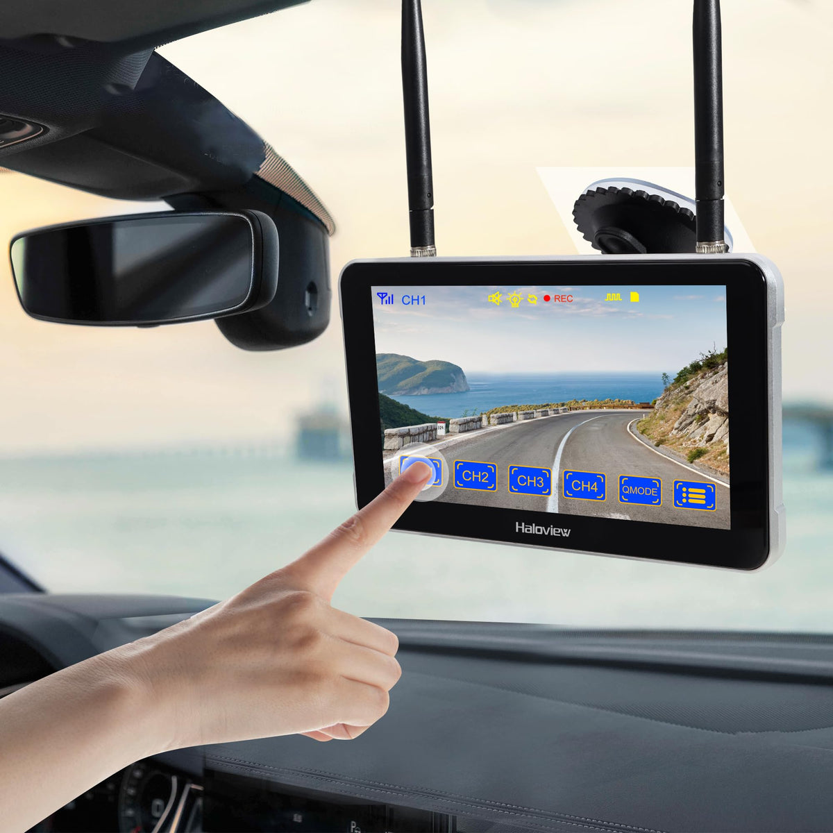 Wireless RV Backup Camera 7" Touch Screen Monitor System Y551089