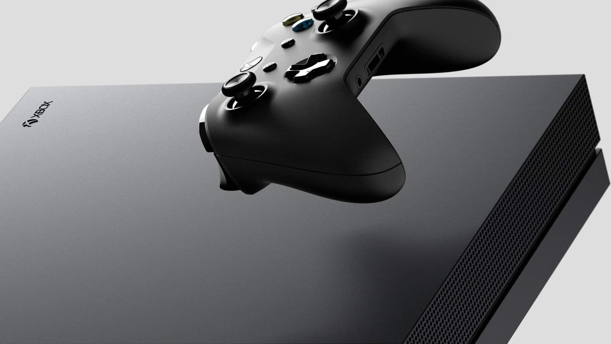 Xbox One X 1TB Gaming Console with Wireless Controller Black U78911