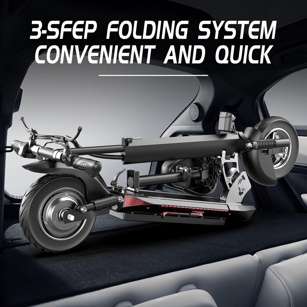 800W 45 Mile Range 25 Mph Foldable Electric Scooter with Seat Z785