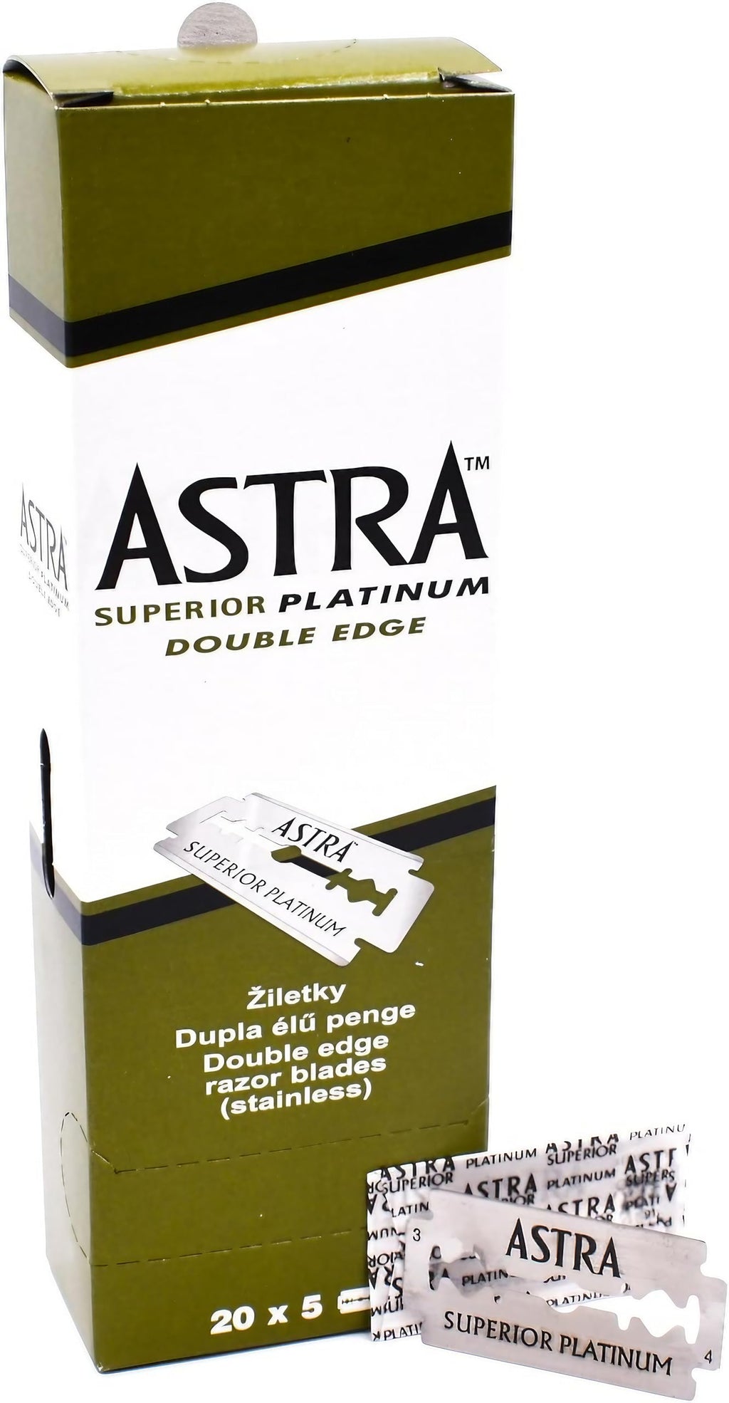 Double Edge Safety Razor Blades 100 Blades V172744