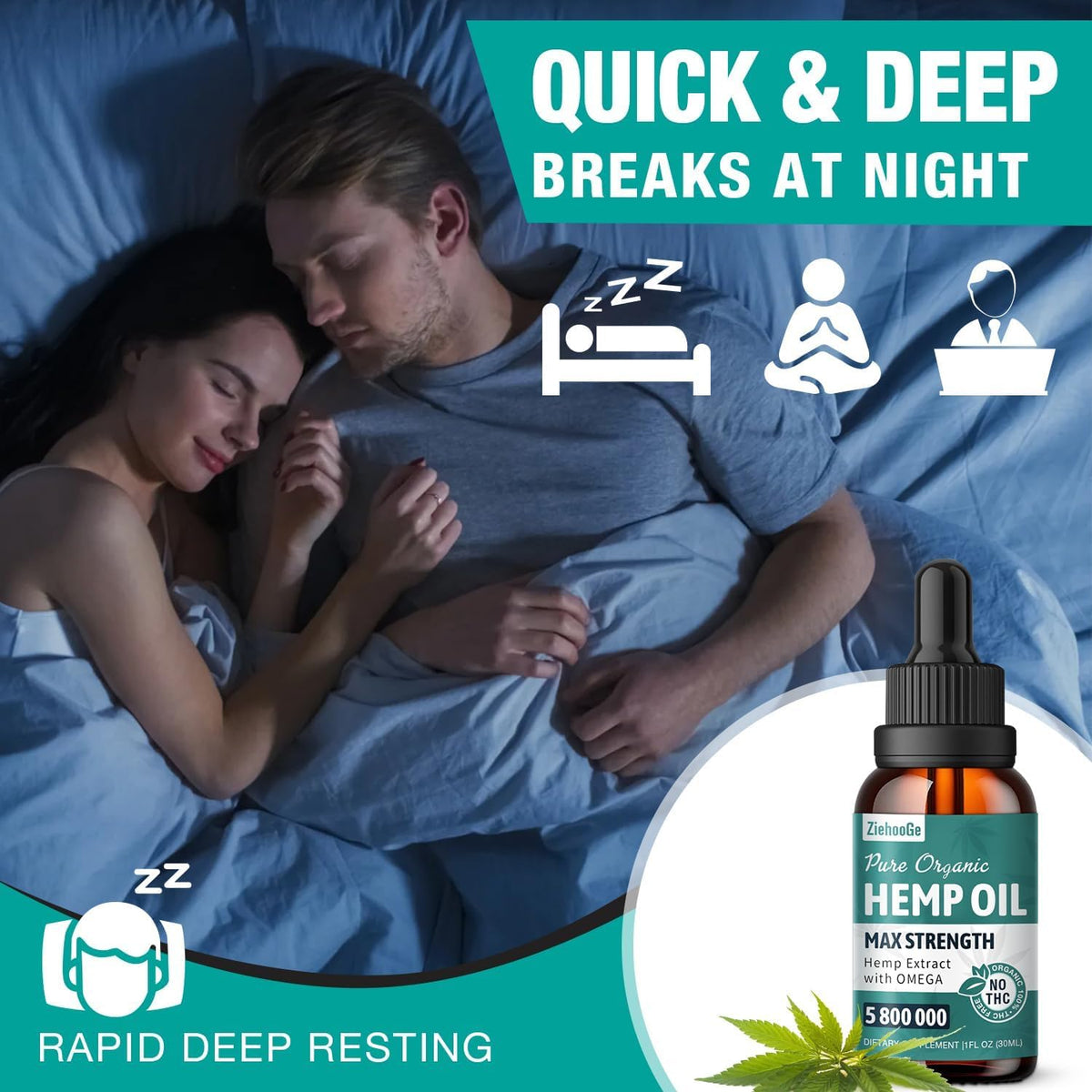 Hemp Oil Drops 3 Pack D488