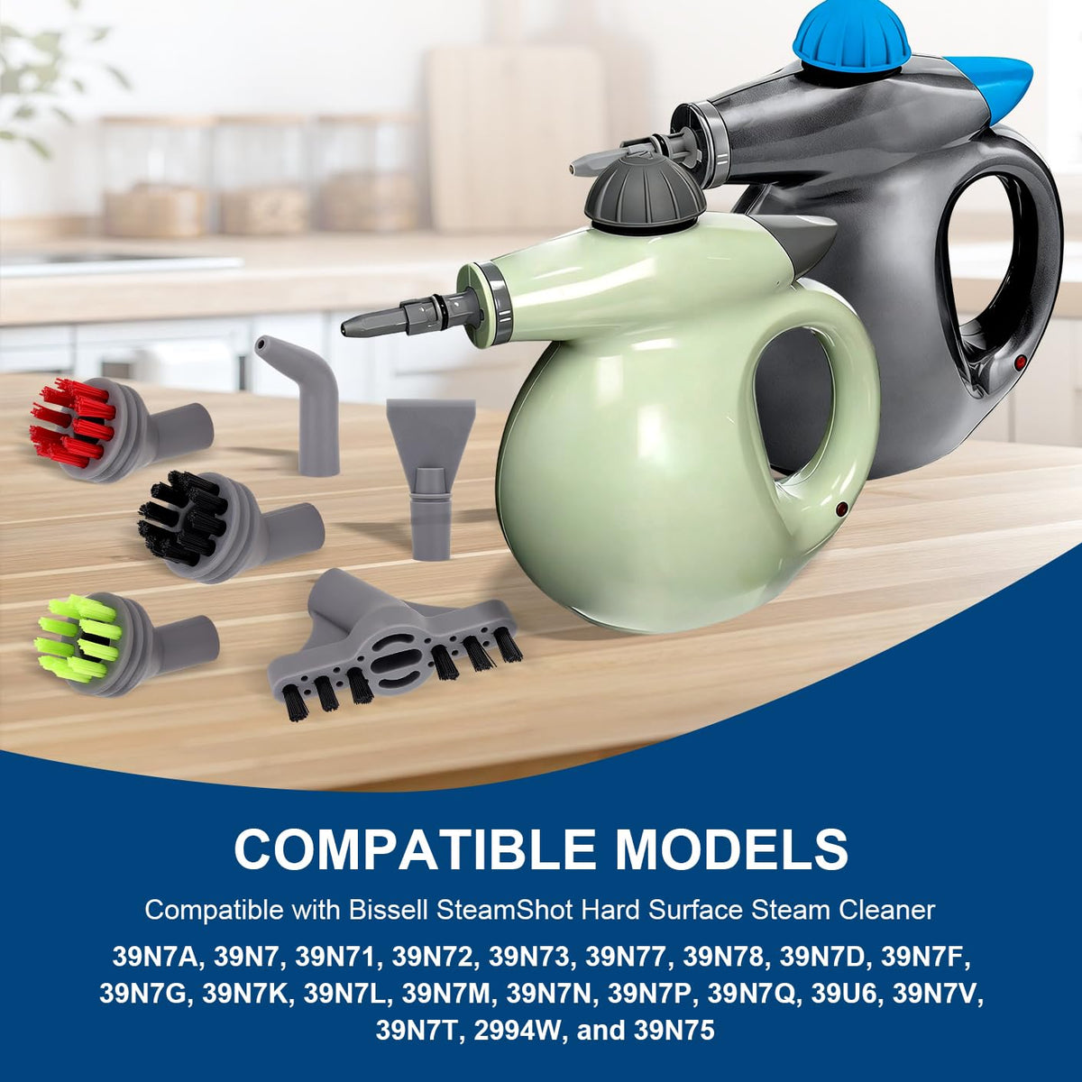 Compatible with Bissell SteamShot Hard Surface Steam Cleaner Replacement Parts (10 Pack) M31445