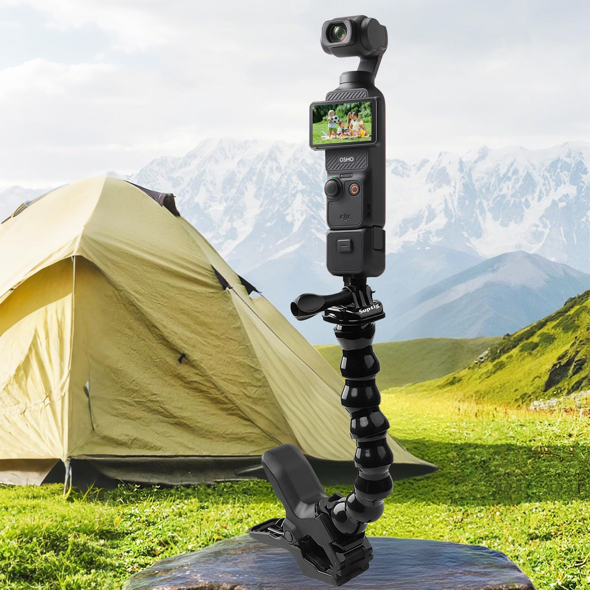Jaws Flex Clamp Mount Gooseneck Mount for Action Camera K6766