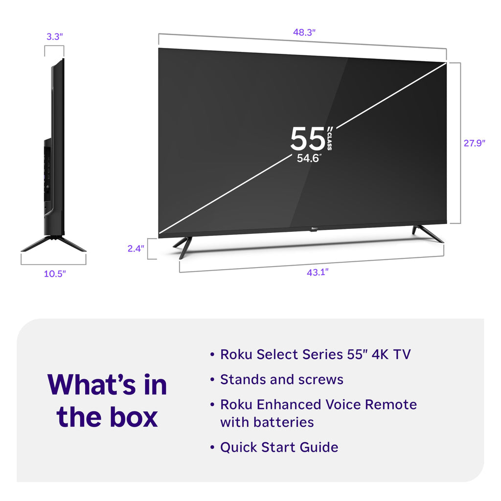 55-Inch 4K HDR LED Smart TV Y450