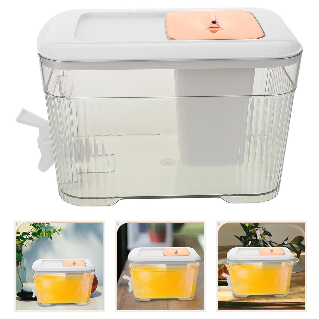 Cold Water Jug with Faucet White M737586