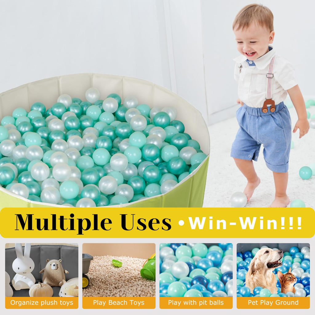 40 Inch Foldable Ball Pit with Storage Bag G9906
