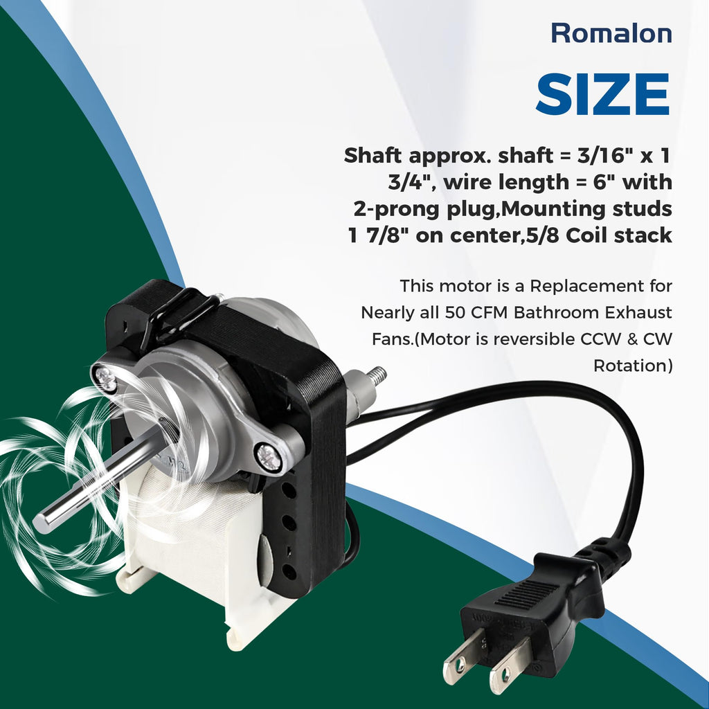 Bathroom Fan Motor Replacement Kit V40029