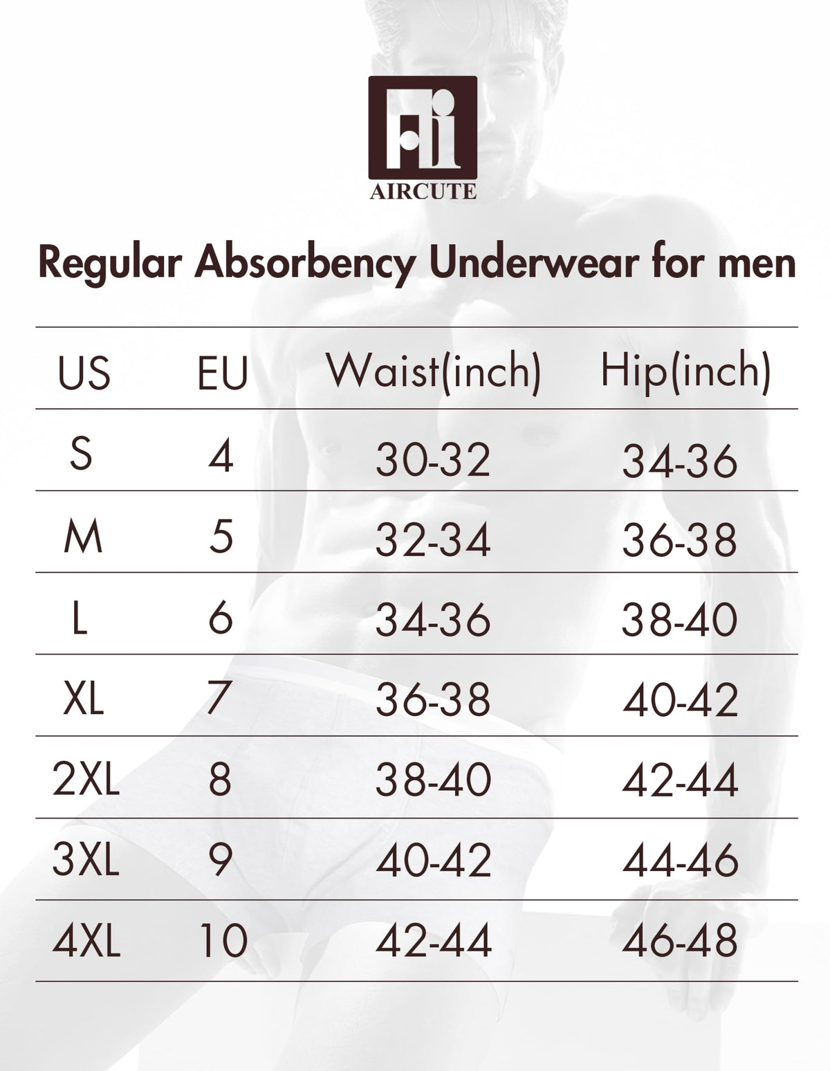 Washable Leak Proof Incontinence Underwear 5 Pack XXL W54262