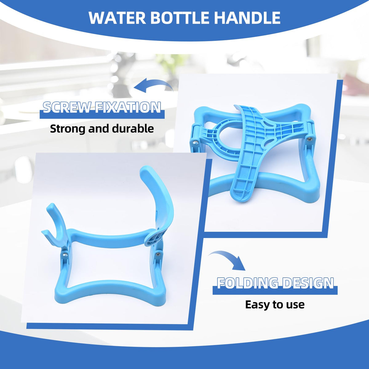 5 Gallon Collapsible Water Jug Holder and 2 Dispenser Valves L664860