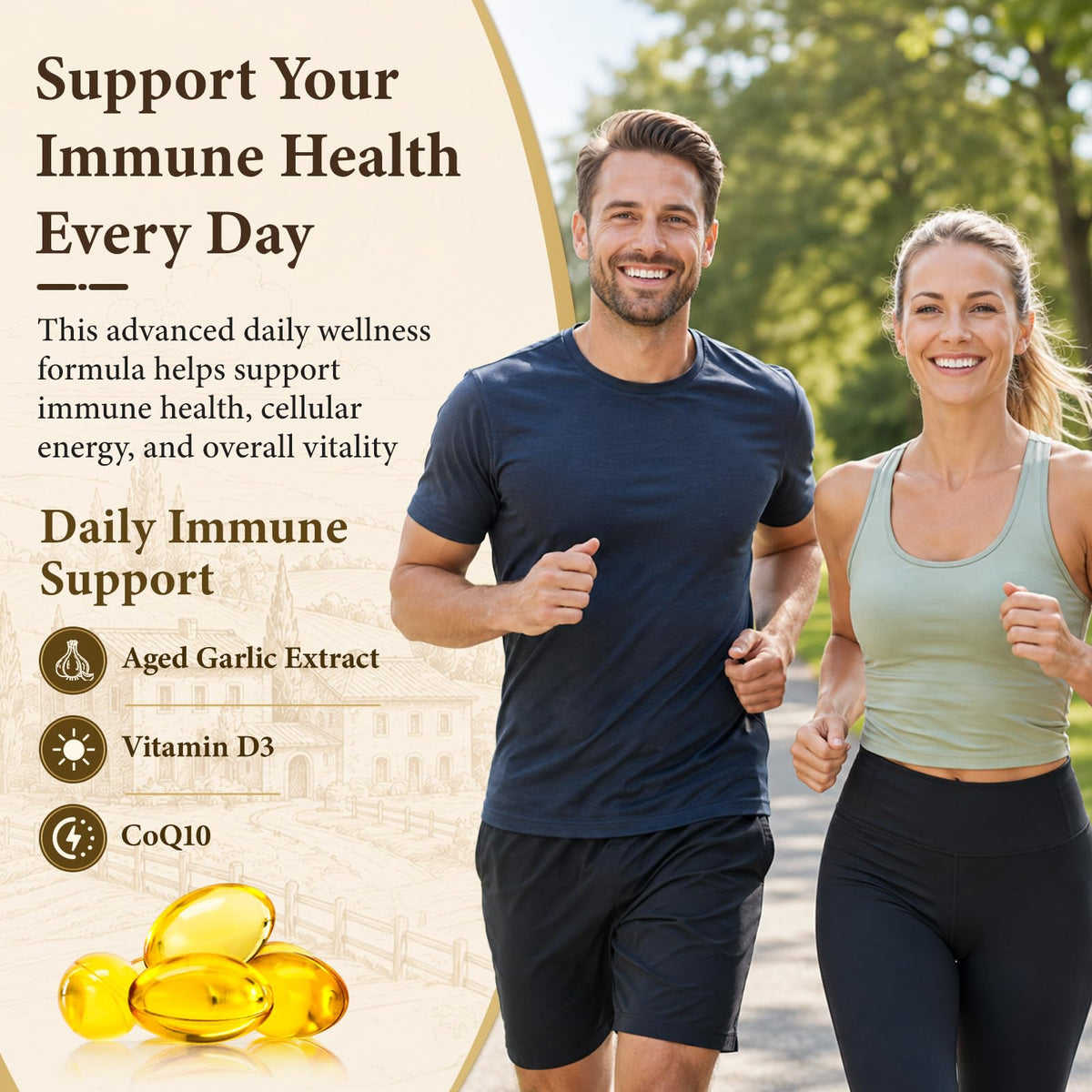 Aged Garlic Extract Capsules, 180 Softgels K83243