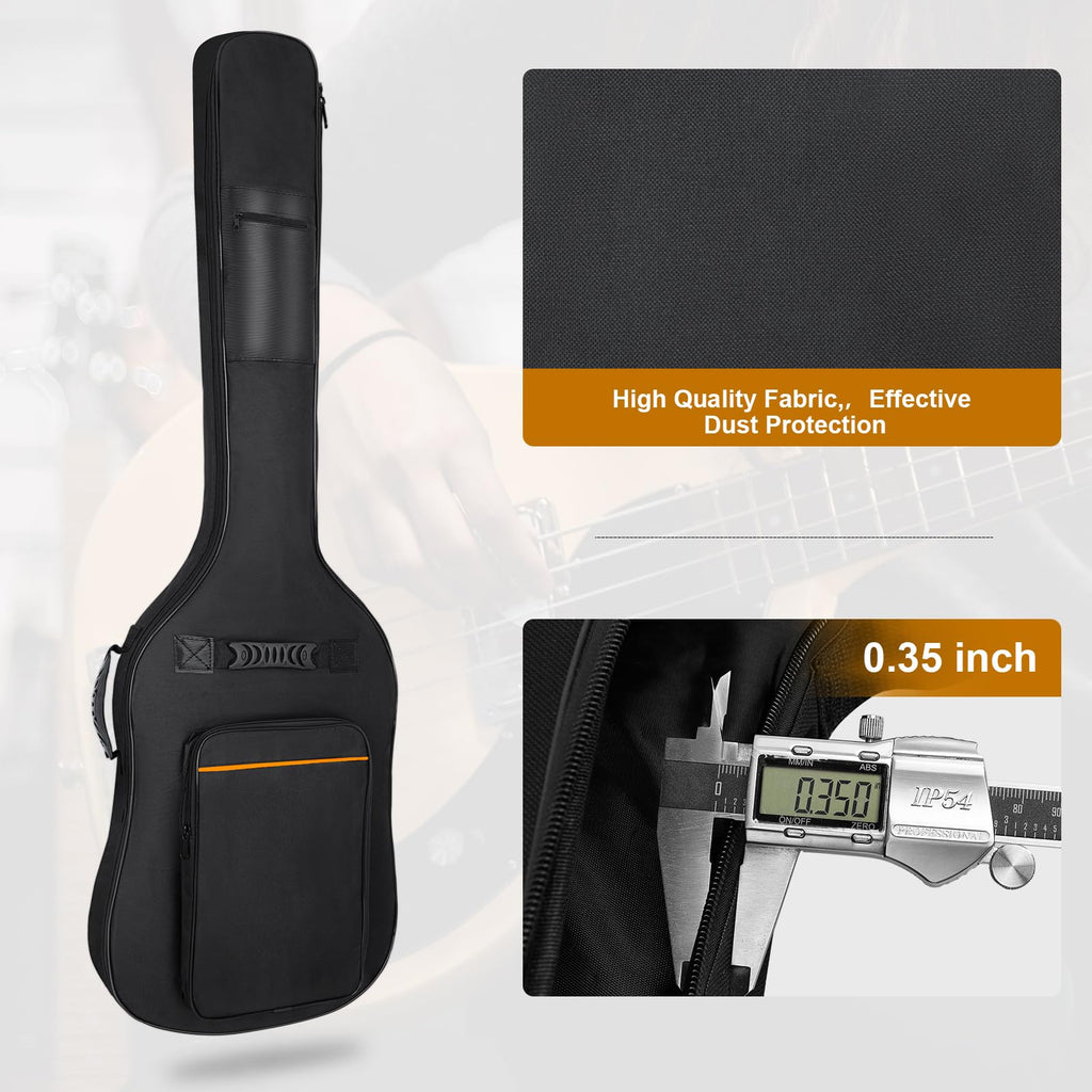 Black Padded Waterproof Bass Guitar Bag B813601
