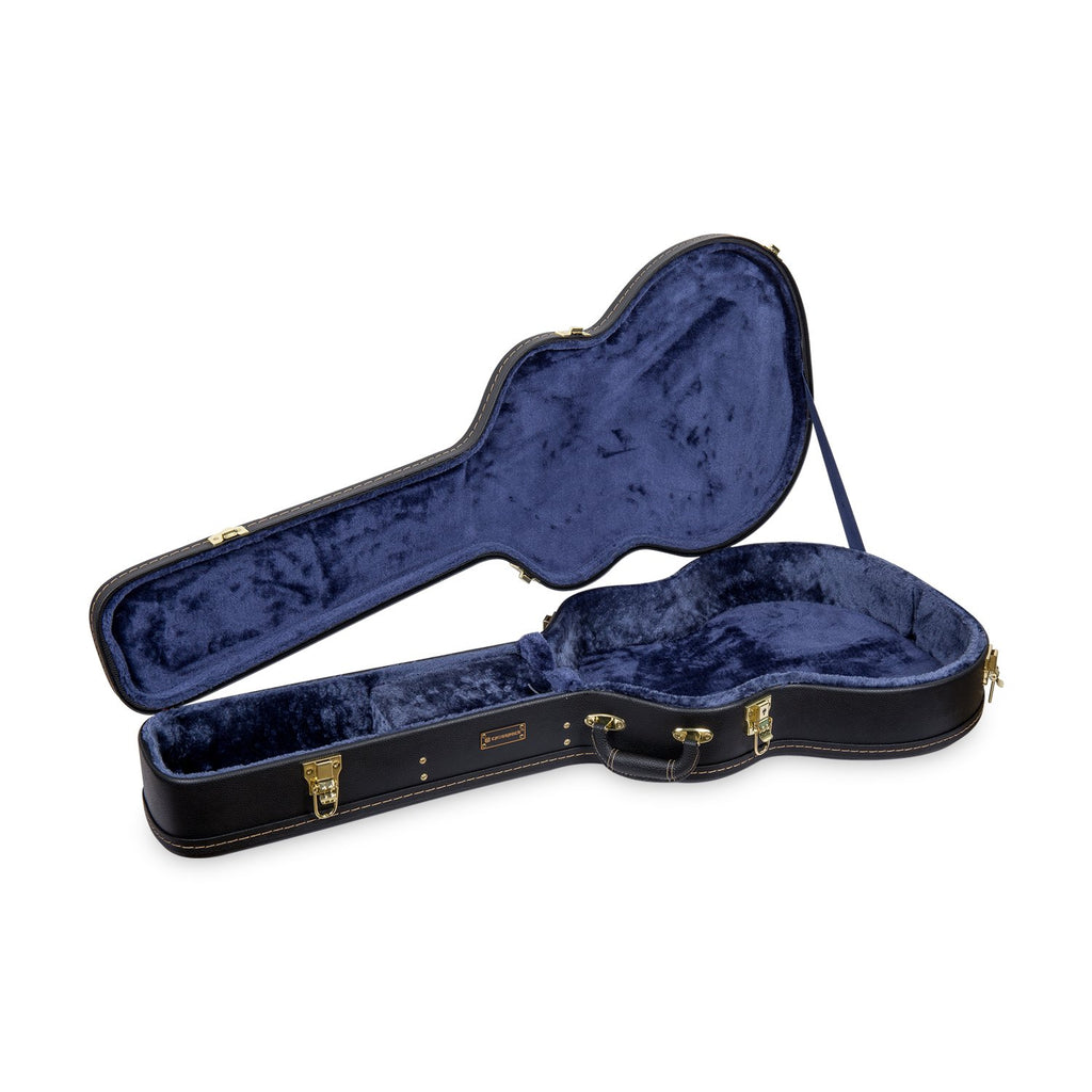 Black Wooden Case for 335 Style Semi-Hollow Electric Guitars A2860
