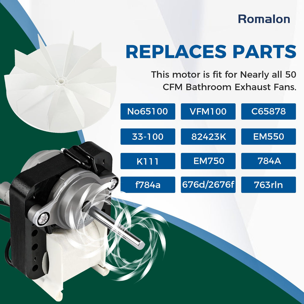 Bathroom Fan Motor Replacement Kit V40029