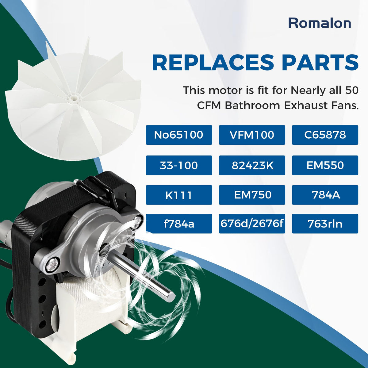 Bathroom Fan Motor Replacement Kit V40029