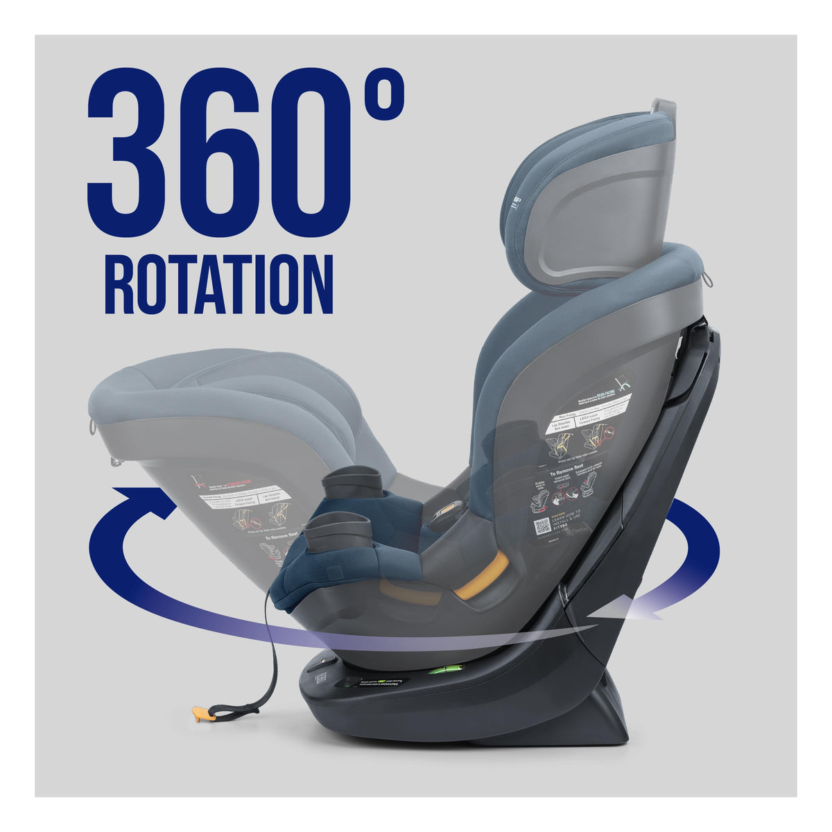 Rotating Convertible Toddler Car Seat L907