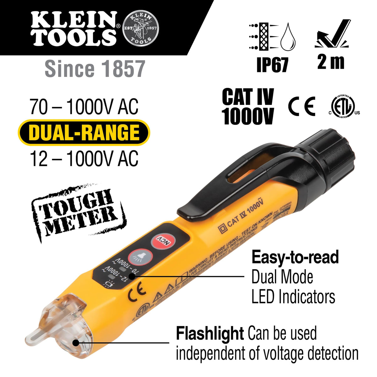 Digital Multimeter Electrical Test Kit with Carrying Case N746