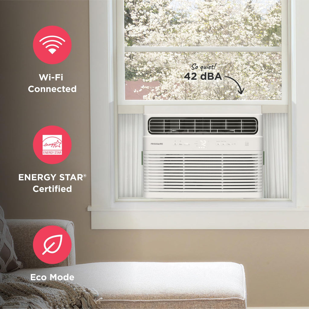 10,000 BTU White Smart Inverter Window Air Conditioner J724
