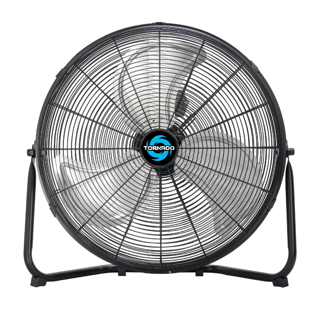 18" and 20" High Velocity Metal Floor Fans, 3-Speed S465