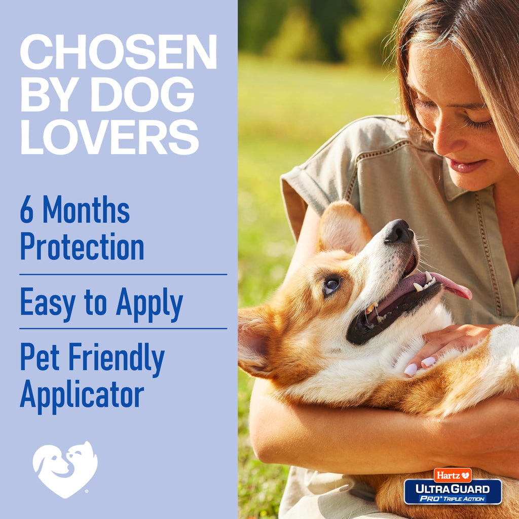 Flea & Tick Topical Dogs & Puppies Treatment, 6 Months, 61-150 lbs G45053