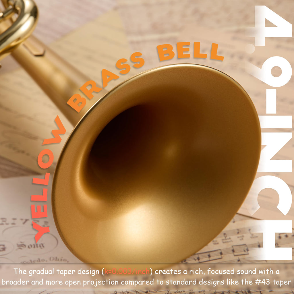 Satin Gold Bb Trumpet with Hard Case V895