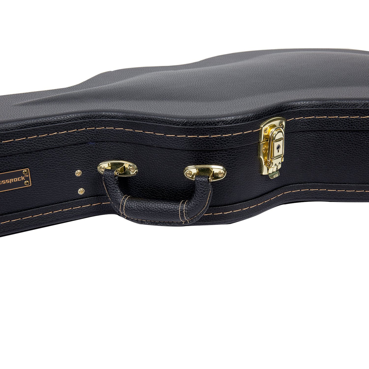 Black Wooden Case for 335 Style Semi-Hollow Electric Guitars A2860