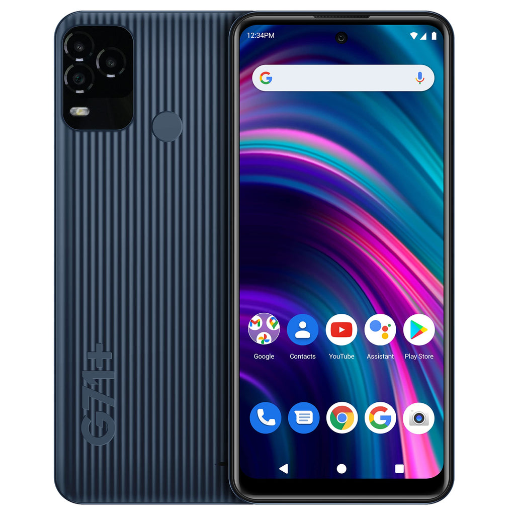 Unlocked 6.5” HD+ Display 128/4GB Blue Smartphone B8617