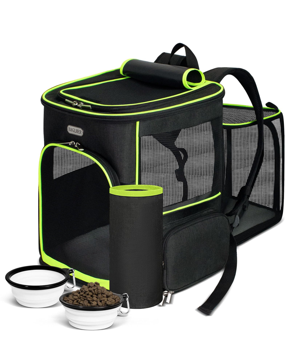Expandable Cat Carrier Backpack with Breathable Mesh W6667