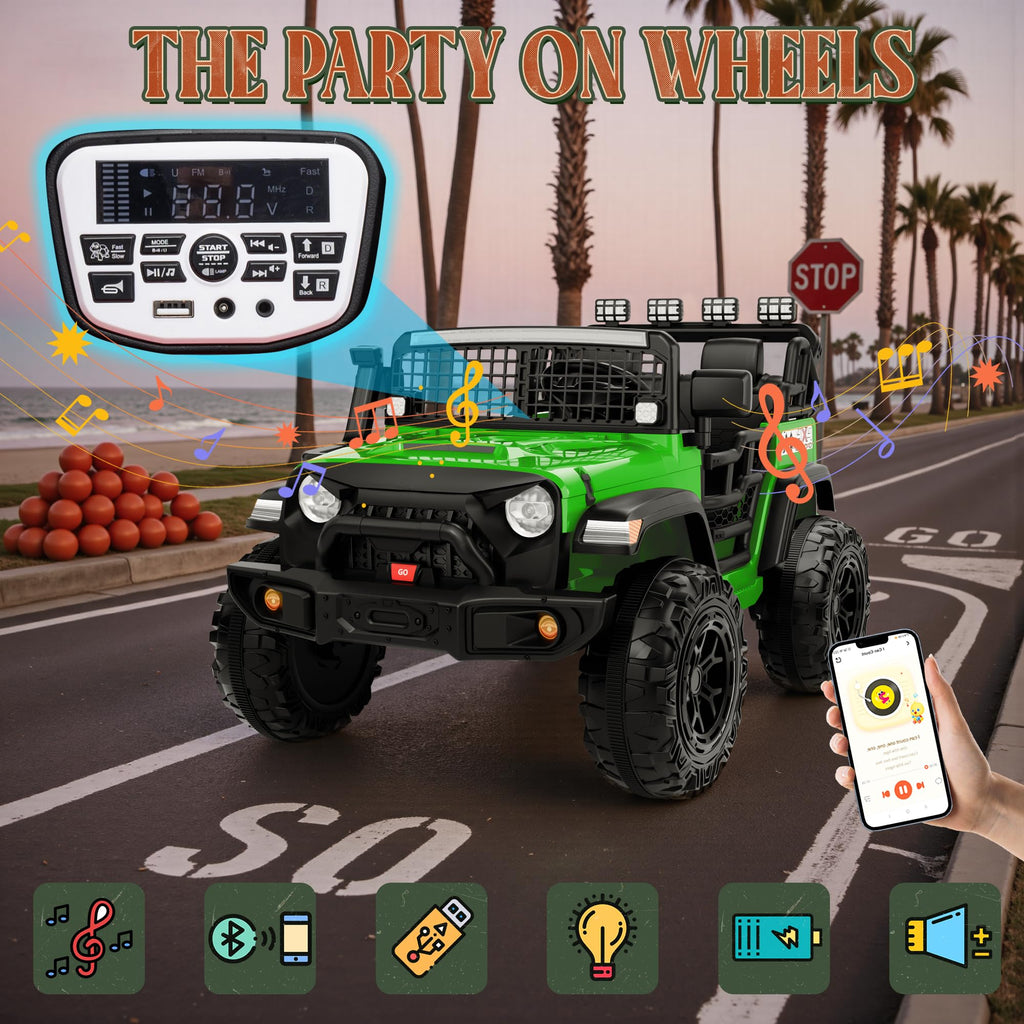 24V 2 Seater 4x4 Electric Ride on Truck O6761