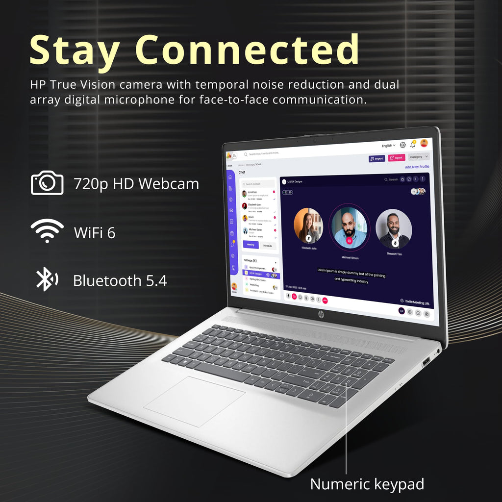 17.3" HD+ Touchscreen Laptop, AMD Ryzen 5, 16GB RAM, 1.5TB Storage, Silver J4426