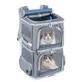 Double Compartment Pet Carrier Backpack U493108